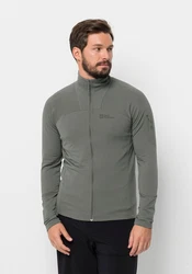 Jack Wolfskin Funktionsjacke PRELIGHT FZ Hellgrau/Grau/Dunkelgrün/Hellgrün