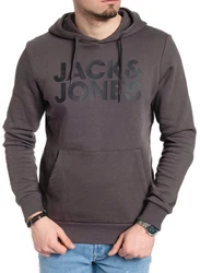 Jack & Jones Kapuzensweatshirt Braun/Dunkelgrau/Grau/Hellblau/Dunkelgrün/Schwarz