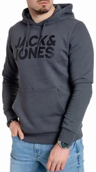 Jack & Jones Kapuzensweatshirt Hellblau/Dunkelblau/Schwarz/Dunkelgrau/Grau