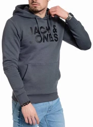 Jack & Jones Kapuzensweatshirt Hellblau/Dunkelblau/Schwarz/Dunkelgrau/Grau