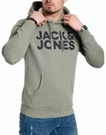 Jack & Jones Kapuzensweatshirt Dunkelgrün/Grün/Khaki