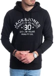 Jack & Jones Kapuzensweatshirt mit Kängurutasche Schwarz/Dunkelblau