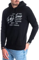 Jack & Jones Kapuzensweatshirt mit Kängurutasche Dunkelblau/Blau/Hellblau