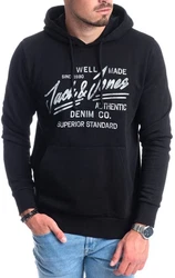 Jack & Jones Kapuzensweatshirt mit Kängurutasche Dunkelblau/Blau/Hellblau
