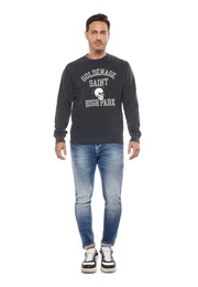 Sweatshirt SWEAT-SHIRT HOMME TUBUR (MANCHE LONGUE) / SWE MAN TUBUR mit modischem Frontprint