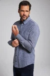 JP1880 Businesshemd Langarm Buttondown-Kragen Modern Fit Blau/Dunkelblau/Hellblau/Grau