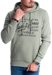 Jack & Jones Kapuzensweatshirt mit Kängurutasche Dunkelgrün/Grün/Khaki/Hellgrün