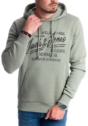 Jack & Jones Kapuzensweatshirt mit Kängurutasche Dunkelgrün/Grün/Khaki/Hellgrün