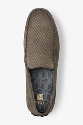 Next Driver-Schuhe Slipper Grau/Braun/Khaki/Beige