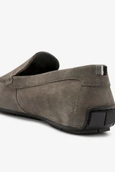 Next Driver-Schuhe Slipper Grau/Braun/Khaki/Beige