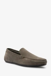 Next Driver-Schuhe Slipper Grau/Braun/Khaki/Beige