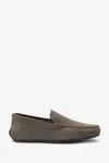 Next Driver-Schuhe Slipper Grau/Braun/Khaki/Beige