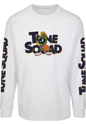 Mister Tee Longsleeve Space Jam Taz Pose Silber/Braun/Weiß/Rot/Beige