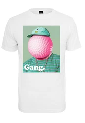 Mister Tee Golf Gang Tee Rosa/Gelb