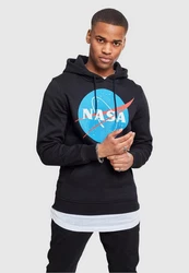 Mister Tee Kapuzenpullover Herren NASA Hoody (1-tlg) Dunkelgrau/Schwarz/Weiß