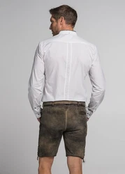 Spieth & Wensky Trachtenlederhose Archibald Creme/Weiß/Rot/Khaki
