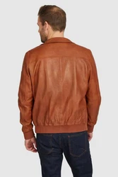 bugatti Lederjacke BULEONARDO Rot/Orange/Braun/Beige