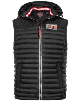 Geographical Norway Steppweste Herren Outdoor Kapuzenweste