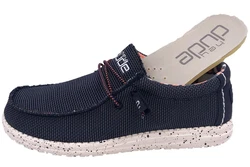 Hey Dude Wally Sox Slipper Schnürschuh Dunkelblau/Lila/Hellblau/Blau/Braun