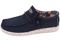 Hey Dude Wally Sox Slipper Schnürschuh Dunkelblau/Lila/Hellblau/Blau/Braun