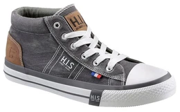 Sneaker mit Jeans Used-Look