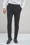 Next Anzughose Signature Tollegno-Smoking Slim Fit Hose Dunkelgrau/Grau/Hellgrau