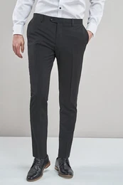 Anzughose Signature Tollegno-Smoking: Slim Fit Hose (1-tlg)