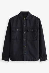 Next Outdoorhemd Hemdjacke (1-tlg) Dunkelblau/Schwarz