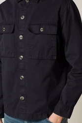 Next Outdoorhemd Hemdjacke (1-tlg) Dunkelblau/Schwarz