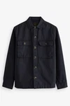 Next Outdoorhemd Hemdjacke (1-tlg) Dunkelblau/Schwarz