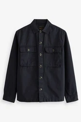 Next Outdoorhemd Hemdjacke (1-tlg) Dunkelblau/Schwarz