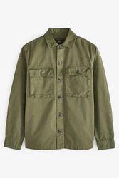 Next Outdoorhemd Hemdjacke (1-tlg) Dunkelgrün/Khaki/Grün