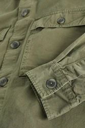 Next Outdoorhemd Hemdjacke (1-tlg) Dunkelgrün/Khaki/Grün
