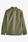 Next Outdoorhemd Hemdjacke (1-tlg) Dunkelgrün/Khaki/Grün