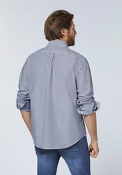 Polo Sylt Langarmhemd Blau/Hellblau/Dunkelblau