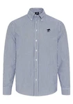 Polo Sylt Langarmhemd Blau/Hellblau/Dunkelblau