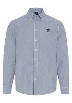 Polo Sylt Langarmhemd Blau/Hellblau/Dunkelblau