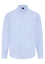 Polo Sylt Langarmhemd Hellblau/Blau