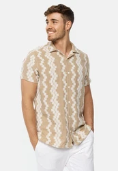 Indicode Hemd INCosby Beige/Braun