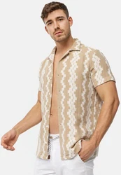 Indicode Hemd INCosby Beige/Braun