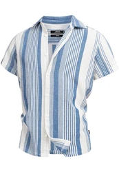 Indicode Hemd INCosby Hellblau/Blau/Weiß