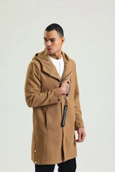 Ron Tomson Wollmantel Beige/Braun