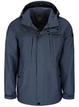 Dry Fashion Funktionsjacke Herren Emden Dunkelblau/Blau/Hellblau