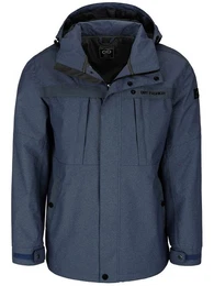 Funktionsjacke Herren Jacke Emden Meliert - Outdoor-Jacke Wasserdicht mit Innenfutter