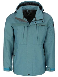 Dry Fashion Funktionsjacke Herren Emden Blau/Hellblau/Türkis/Pastell