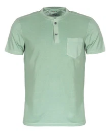 Poloshirt Poloshirt - Casual Fit - Stehkragen - Einfarbig - Grn