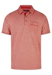 HECHTER PARIS Poloshirt mit Piqu-Struktur Rot/Dunkelrot