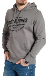 Jack & Jones Kapuzensweatshirt Logodruck Dunkelgrün/Grau/Khaki/Braun/Dunkelgrau