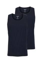 !Solid Tanktop SDCasal 2er-Pack Dunkelblau/Blau