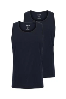 !Solid Tanktop SDCasal 2er-Pack Dunkelblau/Blau